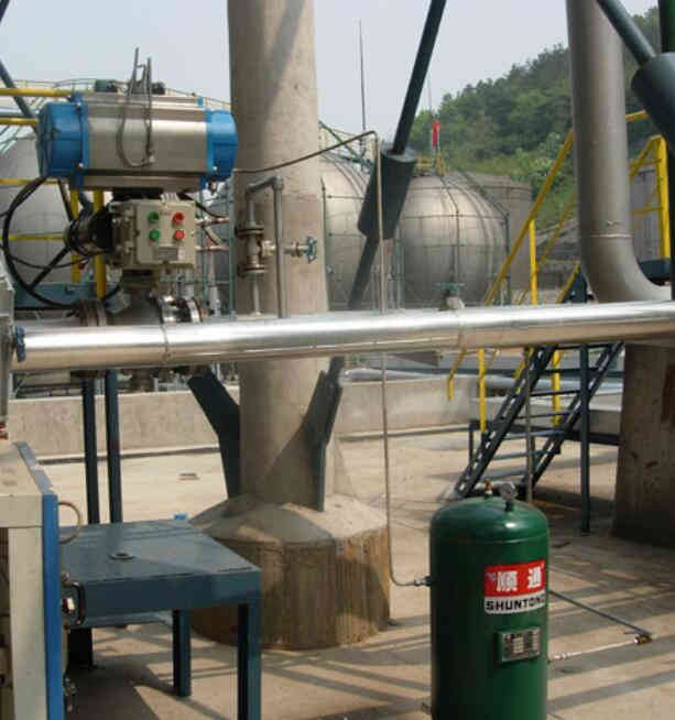 氣動V型調(diào)節(jié)球閥應用案例