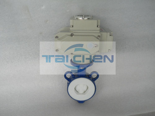 電動(dòng)襯氟蝶閥圖片 電動(dòng)襯氟蝶閥圖片