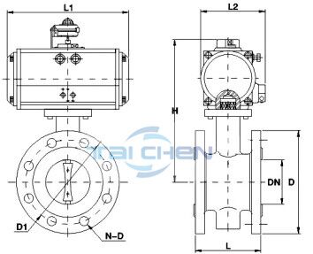 氣動煙道調(diào)節(jié)蝶閥,氣動調(diào)節(jié)通風(fēng)蝶閥