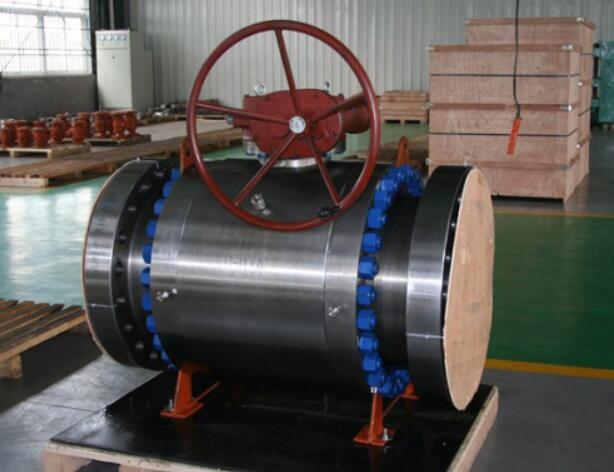 鍛鋼固定式球閥實(shí)物圖 帶小閥門取樣球閥