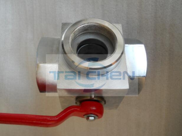 高壓三通球閥實物圖片 鍛鋼超高壓三通球閥圖片