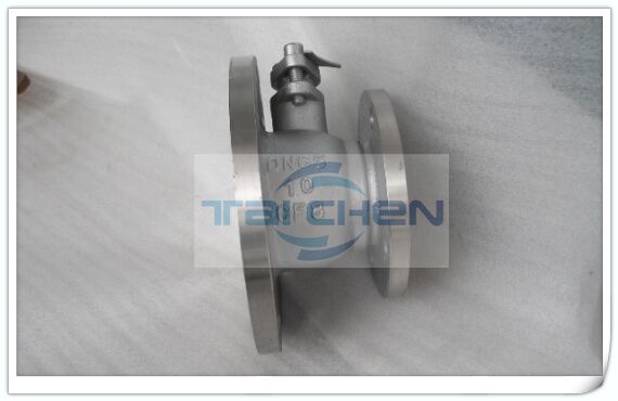 不銹鋼放料球閥圖片,FQ41F雙法蘭放料球閥實(shí)物圖片,上海臺臣閥門廠