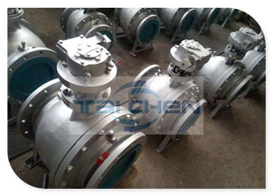 大口徑球閥圖片,Q347大口徑固定式球閥廠家