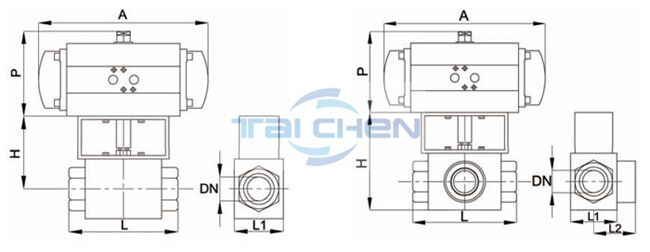氣動內(nèi)螺紋高壓球閥