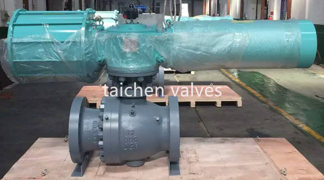 氣動固定式球閥實物圖片 氣動固定式球閥實物圖片