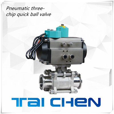 氣動(dòng)三片式快裝球閥圖片