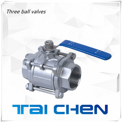 三片式內螺紋球閥圖片