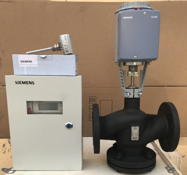 西門子電動溫控閥圖片