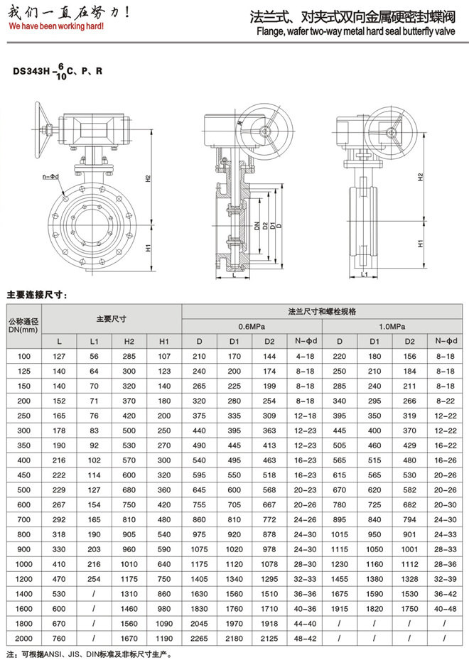 硬密封法蘭蝶閥 硬密封法蘭蝶閥
