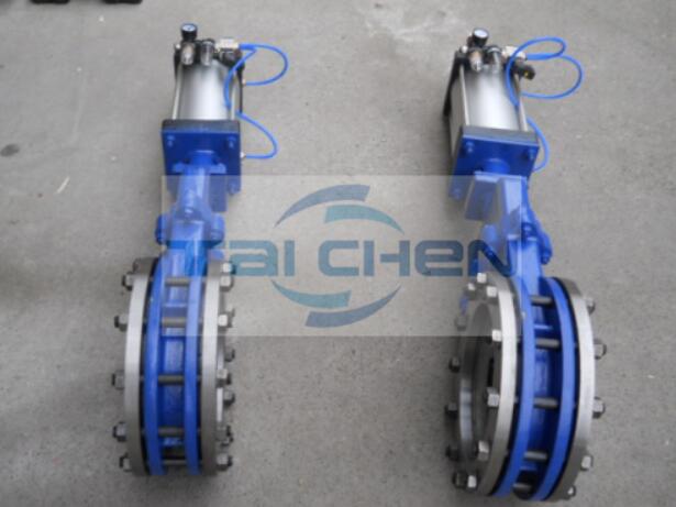 氣動(dòng)閘板閥圖片 氣動(dòng)刀閘閥結(jié)構(gòu)圖 氣動(dòng)刀型閥門尺寸圖